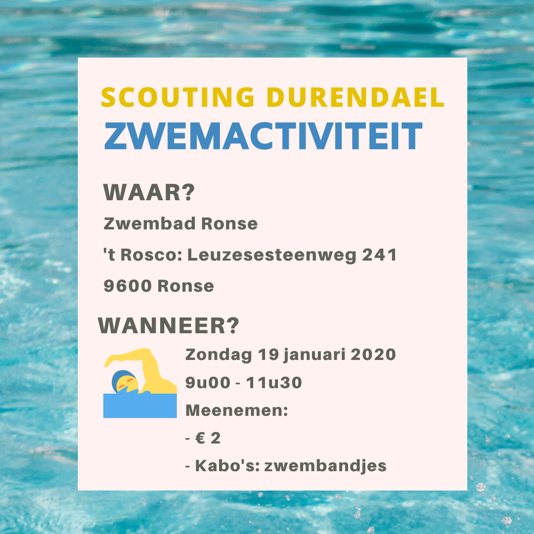 Zwemactiviteit Zwemactiviteit